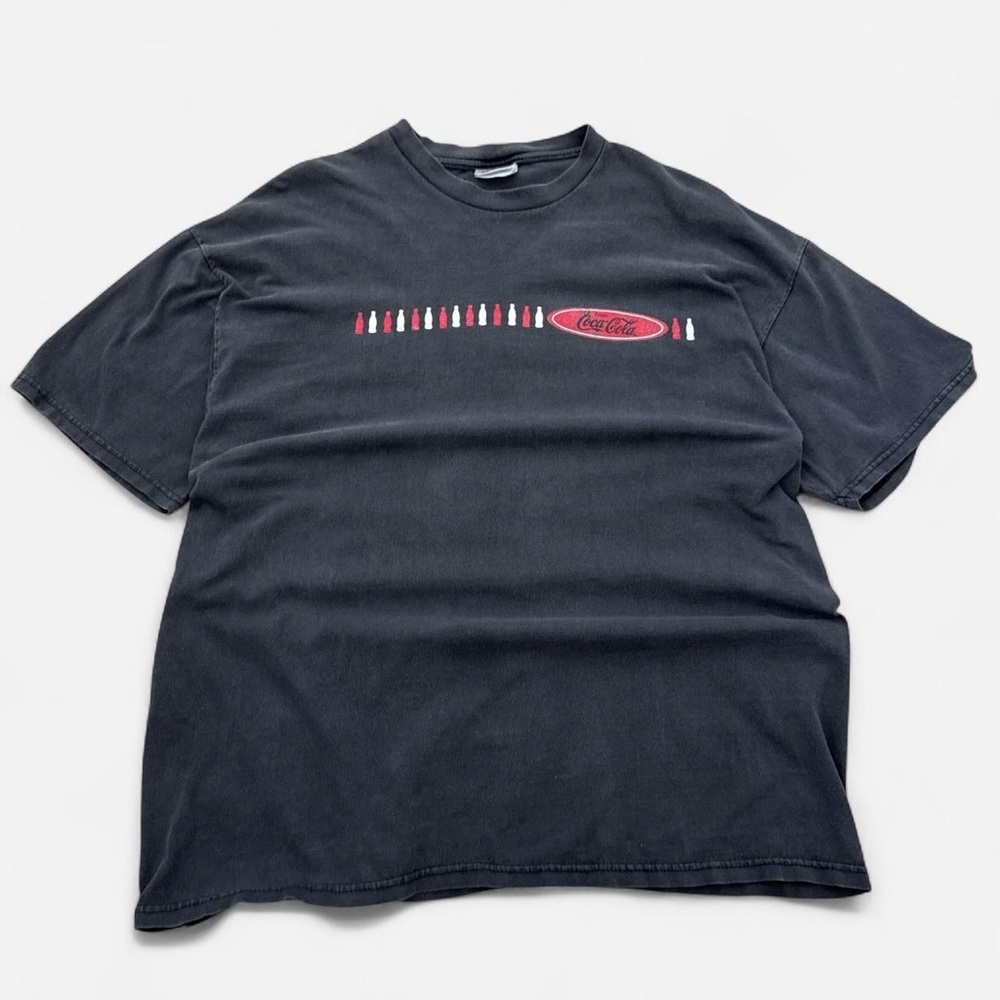 Coca Cola Black Graphic T-Shirt for Men